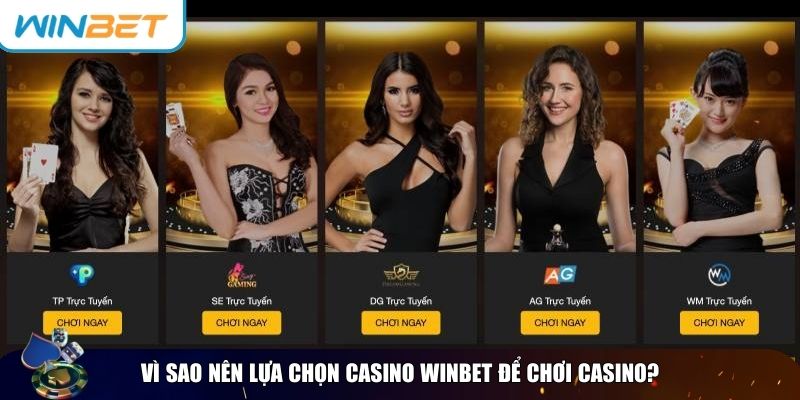 Những lý do khiến casino Winbet trở thành lựa chọn hàng đầu