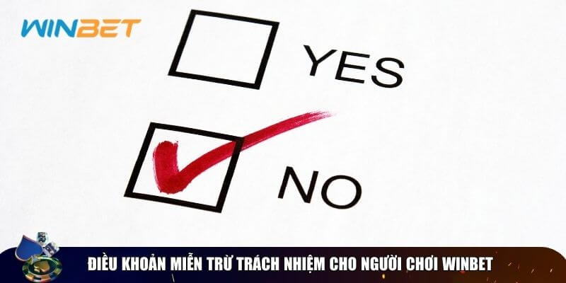 Người chơi được miễn trách nhiệm một số trường hợp 